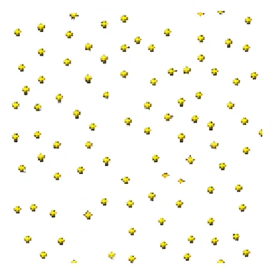 yellow stars twinkling sticker