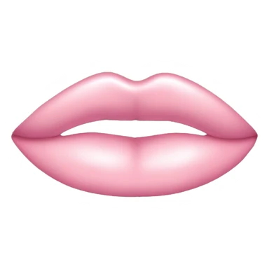 Light pink kiss lip  sticker