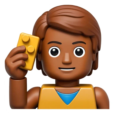 lego homme bois sticker