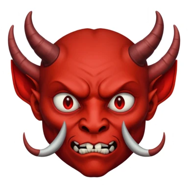Creppy devil and shushing someone  🤫 sticker