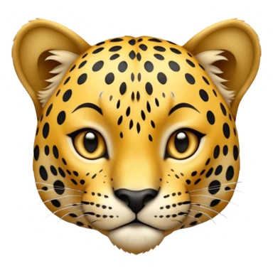 A high-resolution photo-realistic digital illustration of a young jaguar, chest upward A high-resolution, photo-realistic digital illustration of a majestic young jaguar sticker