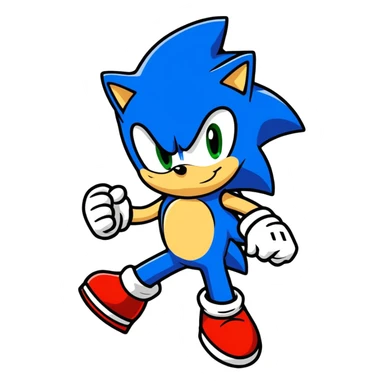 Sonic the hedgehog sticker