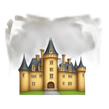 Château en forme de gâteau sticker