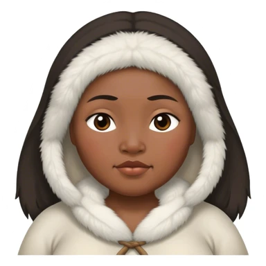 pregnant Inuit woman sticker