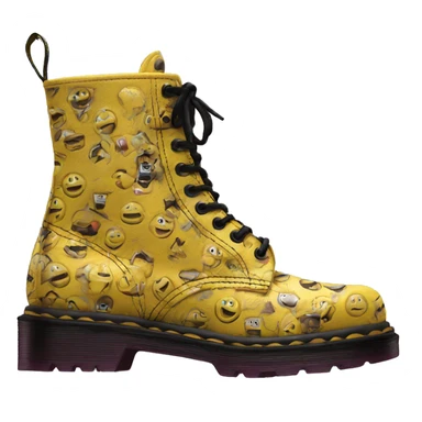 Doc martens platform boots sticker