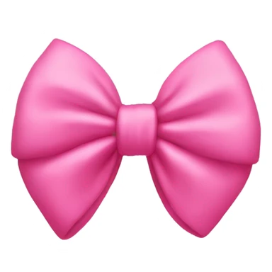 A pink bowknot sticker