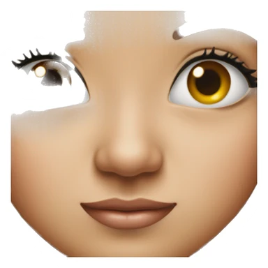 A nose piercing  sticker