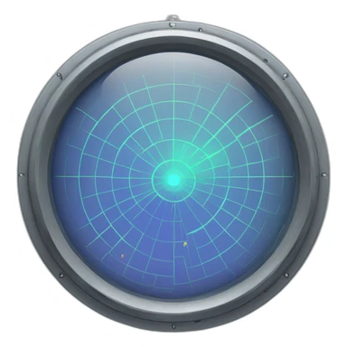 radar display scan sticker