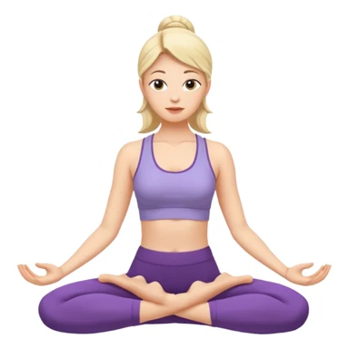 Yoga Practitioner woman  sticker