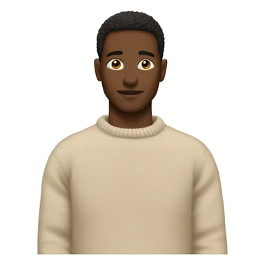 Aesthetic  beige sweater  sticker