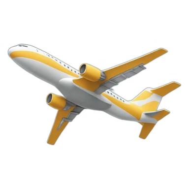 un porte avion avec des ailes sticker
