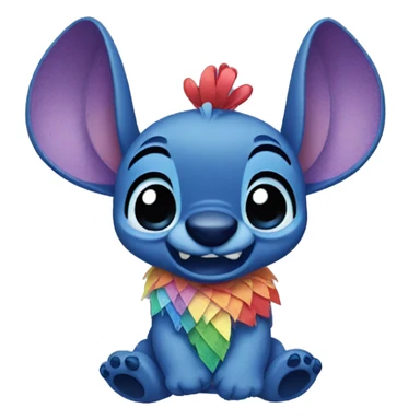 Stitch Disney Pride sticker