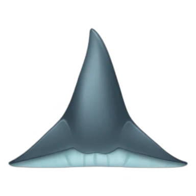 Shark fin  sticker