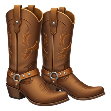 Cowboy boots sticker