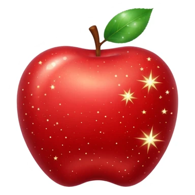 apple-emoji like stardust sparkles sticker