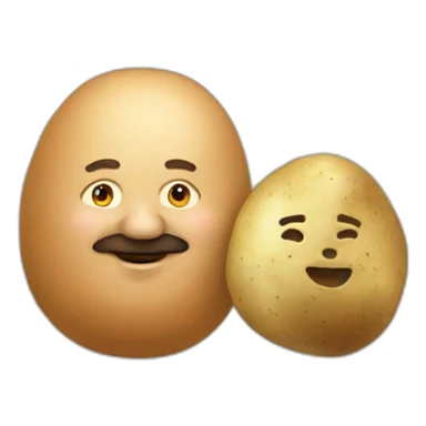 lukashenko and potato sticker