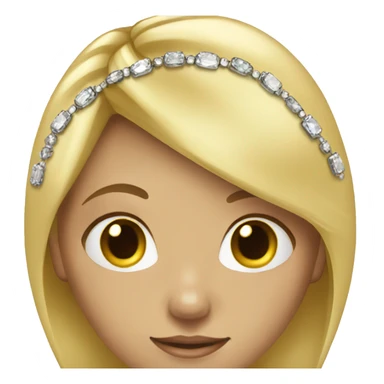 blonde haired girl with jewelry sticker