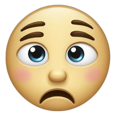 crying party face sticker