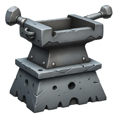 stone blacksmith's anvil sticker