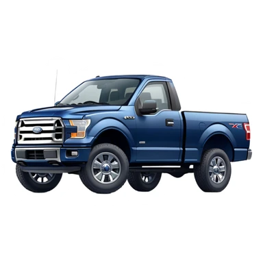 Navy blue Ford f150 truck  sticker