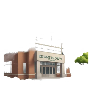 school with sign sticker