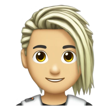 Bill Kaulitz Tokio hotel 2000s sticker