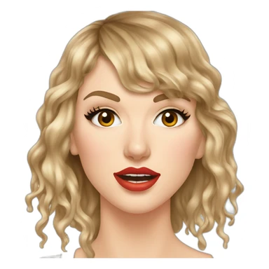 taylor-swift-selfie-milk-on-face-dripping sticker