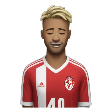 afc ajax player crying sticker