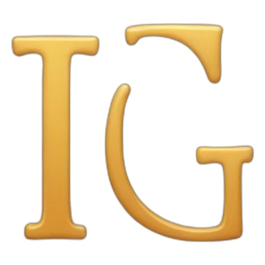 letter T and G sticker