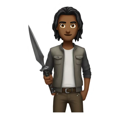 Jett with kunai sticker