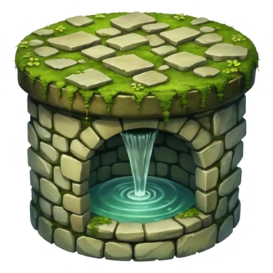 Magic well sticker