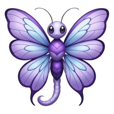 Butterfree-Lunala-Fakémon-hybrid-creature (full body)  sticker
