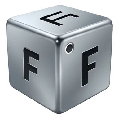 cube with F11# letters on it sticker