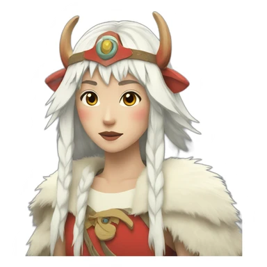 Princesse Mononoke sticker