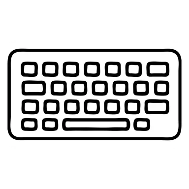 computer keyboard sticker