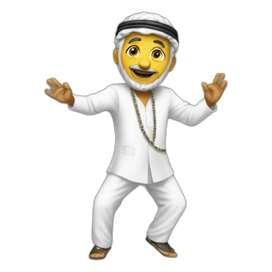 Arafat dancing sticker