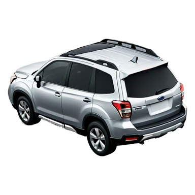 Subaru forester silver sticker