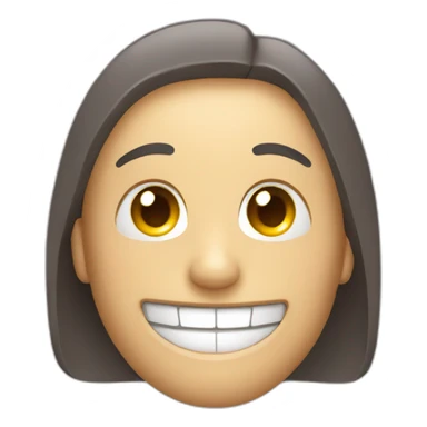smile emoji with eye clap sticker