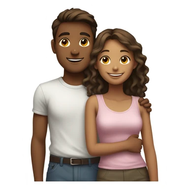 Boyfriend and girlfriend  sticker