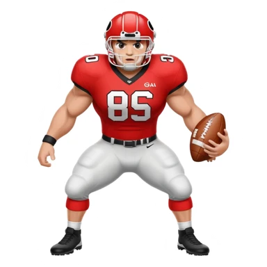 UGA football sticker