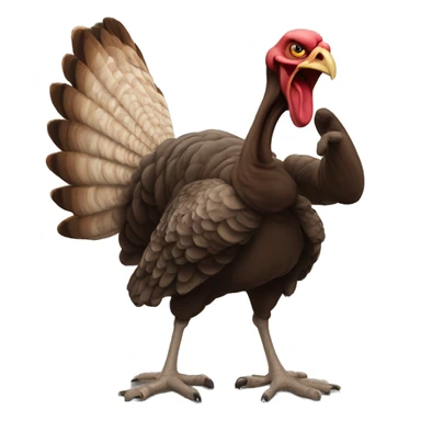 turkey sparring with muhammad ali sticker