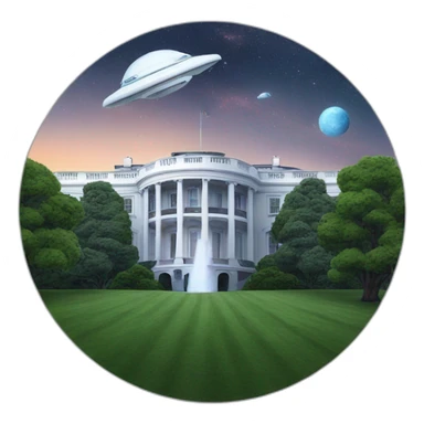 whitehouse-ufo sticker