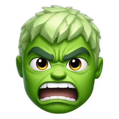Angry Baby hulk  sticker