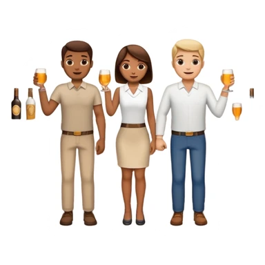 3 hands walk into a bar sticker