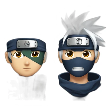 Saskue and kakashi sticker