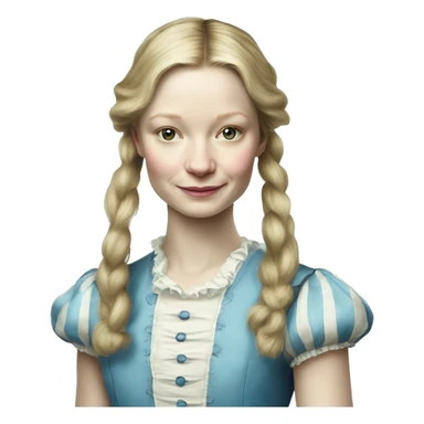 mia wasikowska as alice in wonderland sticker