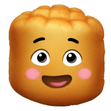 Floating tater tot sticker