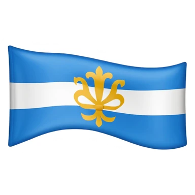 Galician flag emoji  sticker