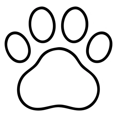 paw print sticker