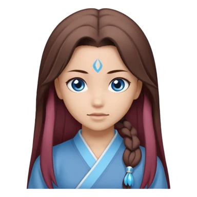 Katara and Sakura hybrid  sticker